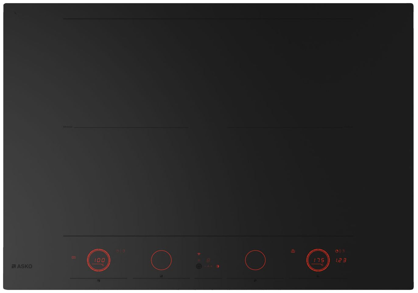 Изображение товара Электрическая варочная панель Asko HID754MFC 72 см индукция сенсор Wi-Fi