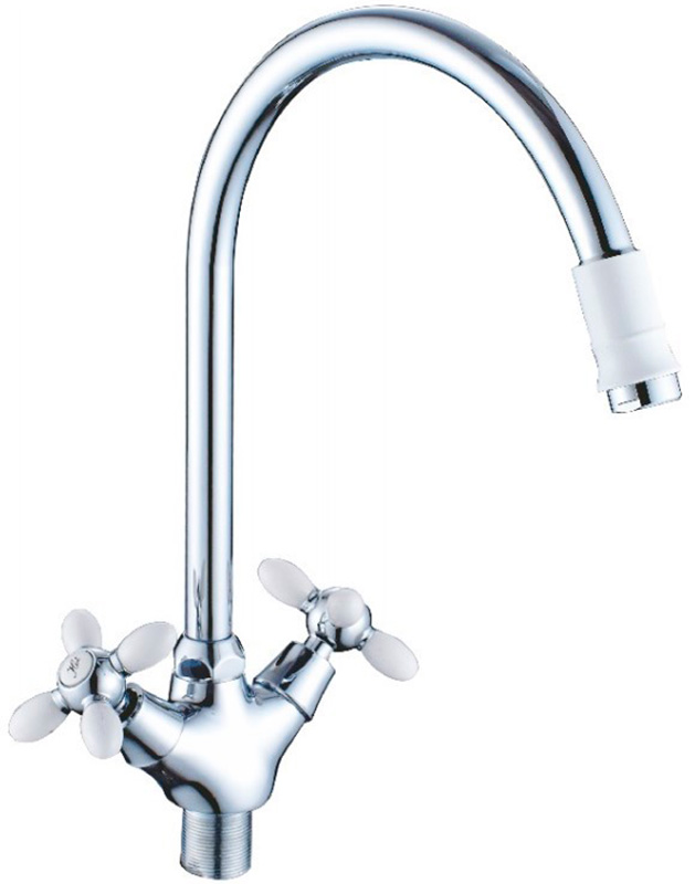 Изображение товара Кухонный смеситель Cron CN127, белый (CN46127-8)