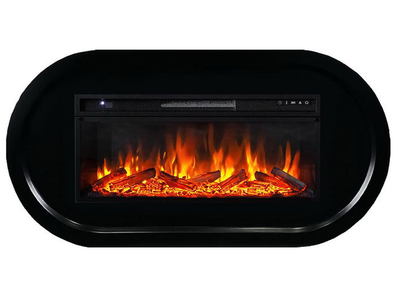 Изображение товара Каминокомплект Royal Flame Ellips Черный с очагом Vision 42 LOG LED