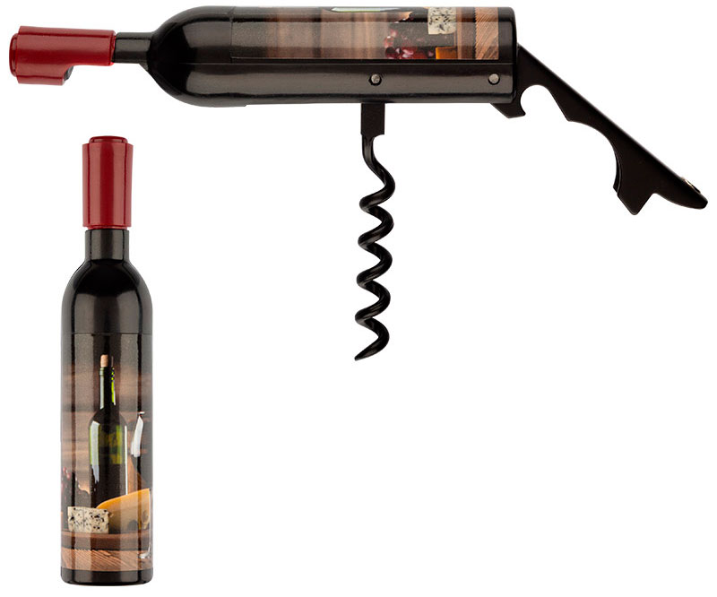 Изображение товара Штопор-открывашка Mallony Sommelier, в виде бутылки с магнитом (985977)