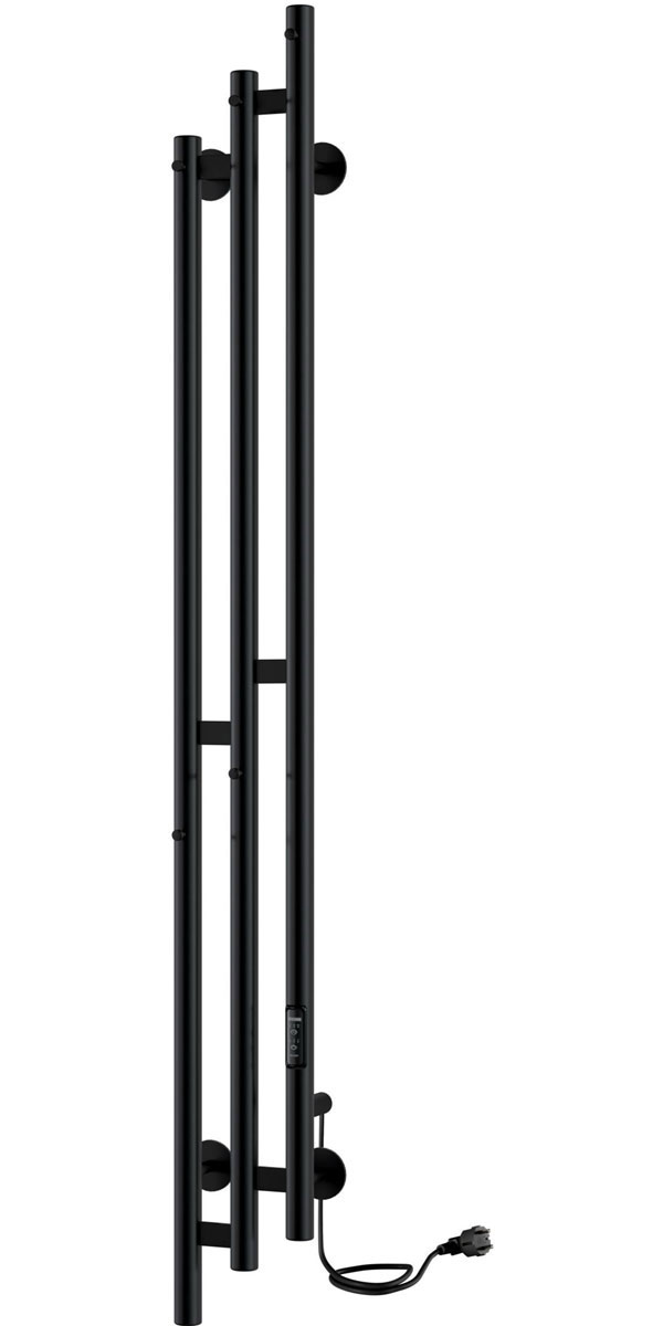 Изображение товара Электрический полотенцесушитель Indigo Sky черный муар 150 см с терморегулятором