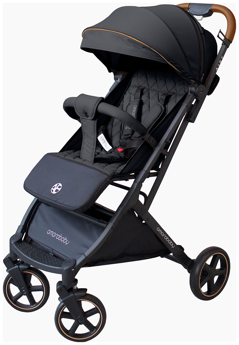 Прогулочная коляска  Amarobaby Airy (AB23-10AIRY/09) черный Прогулочная коляска  Amarobaby Airy (AB23-10AIRY/09) черный