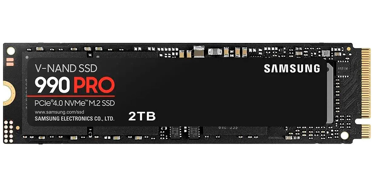 Изображение товара SSD накопитель Samsung M.2 990 PRO 2000 Гб PCIe 4.0 (MZ-V9P2T0BW)