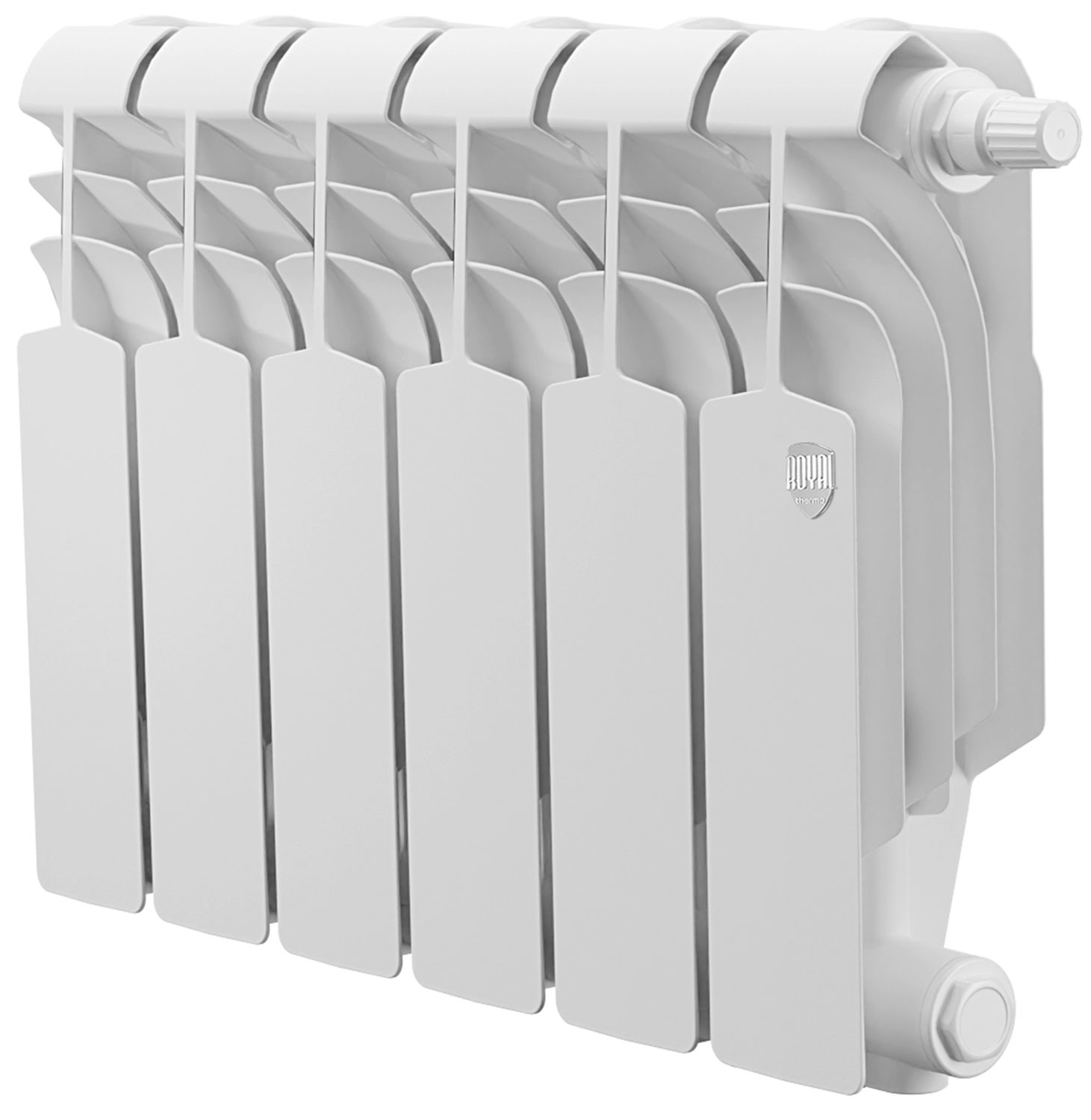 Изображение товара Биметаллический радиатор Royal Thermo Vittoria Super 300 VDR80, 6 секций, белый