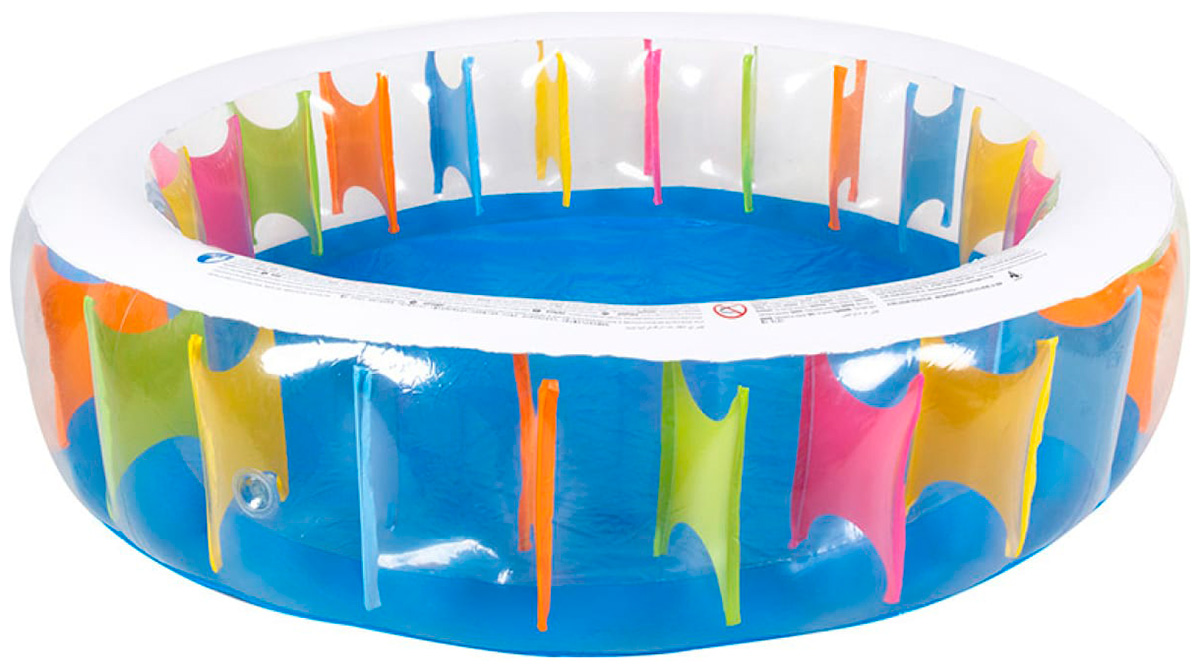 Изображение товара Бассейн надувной SunClub радужный, 190х50см, (10628)