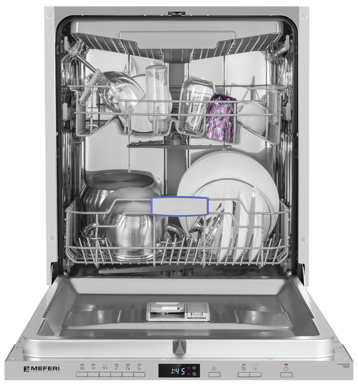 Изображение товара Встраиваемая посудомоечная машина Meferi MDW6063 POWER 14 комплектов 6 программ