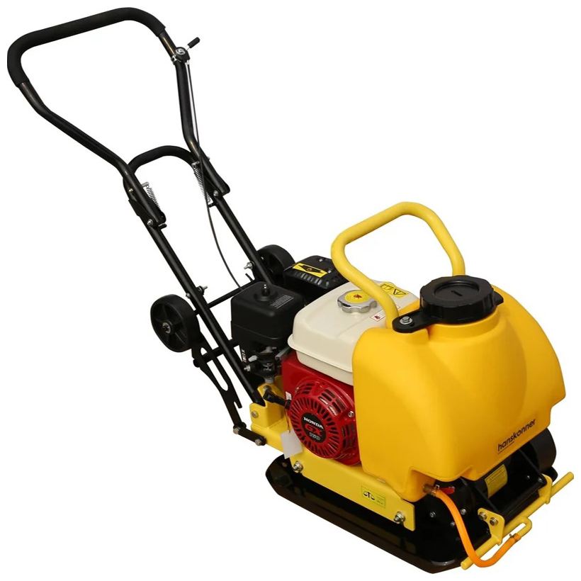 Изображение товара Виброплита Hanskonner HPC90W 4.8 лс, 5500 виб/мин, Honda GX160, коврик, колеса