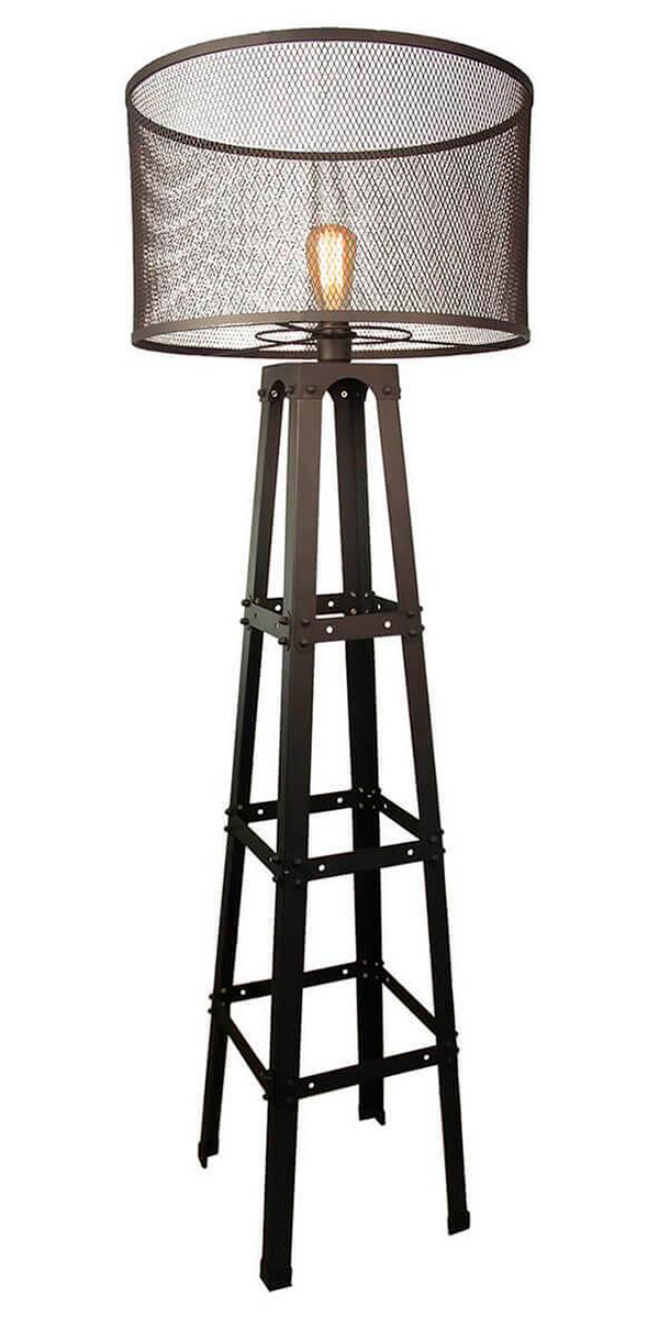 Изображение товара Торшер Lussole Loft Parker GRLSP-9887 стиль лофт с одним светодиодным цоколем E27