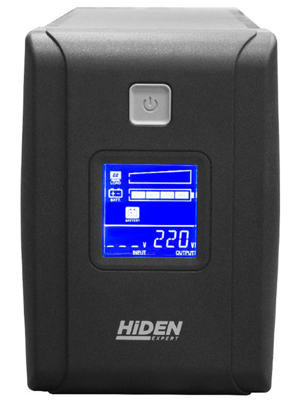 

Источник бесперебойного питания Hiden EXPERT ULI800С, 800ВА/480Вт, 4xIEC, C13, LCD, USB, Черный
