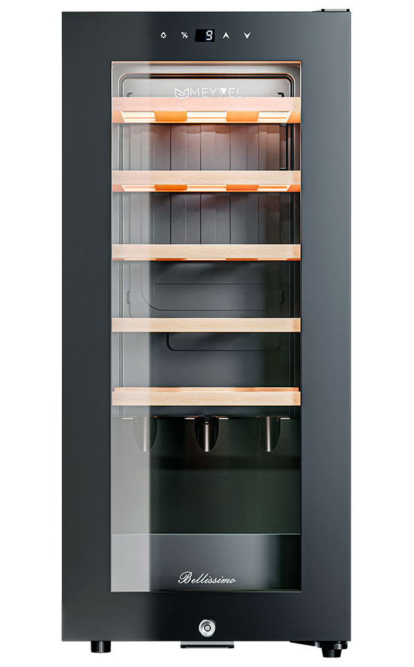 

Винный шкаф Meyvel MV18-KBF1 черный