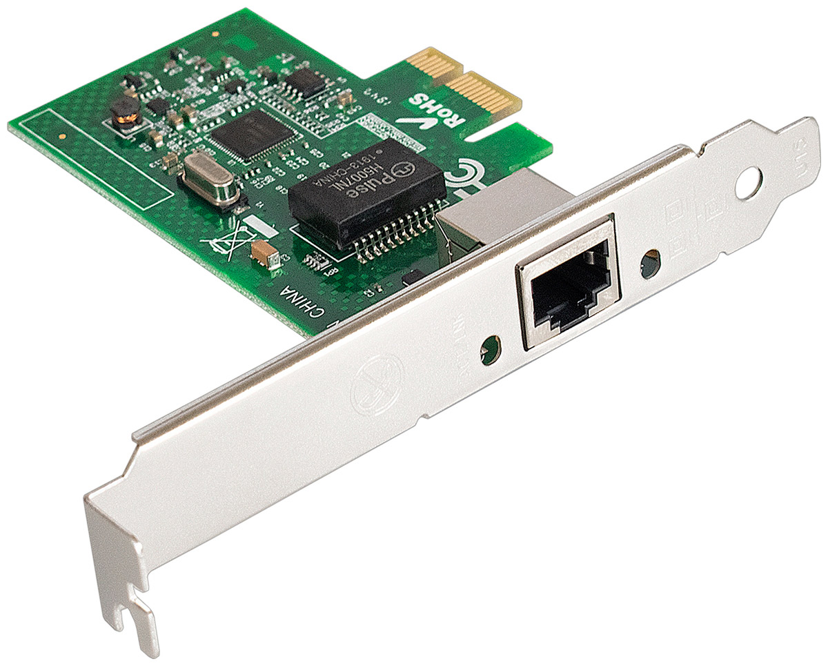 Изображение товара Сетевой адаптер ExeGate EXE-i210AT 1000 Мбит/с PCIe Ethernet карта