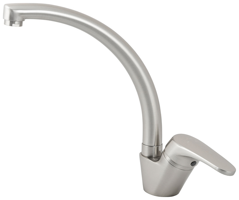 Изображение товара Смеситель для кухни Kaiser County серебряный однорычажный с поворотным изливом