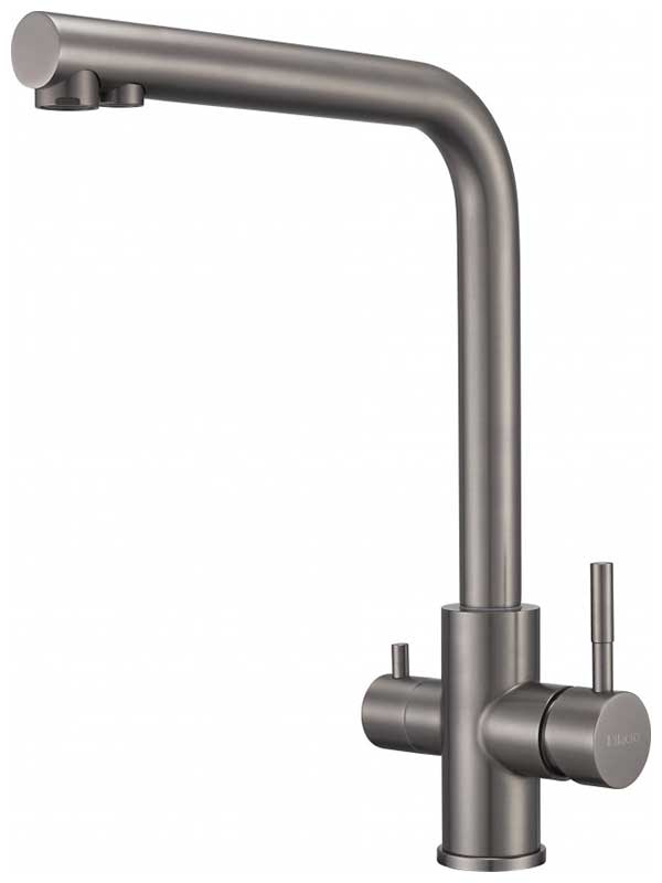 Изображение товара Кухонный смеситель Milacio Ultra, вороненая сталь (MCU.553.GM)