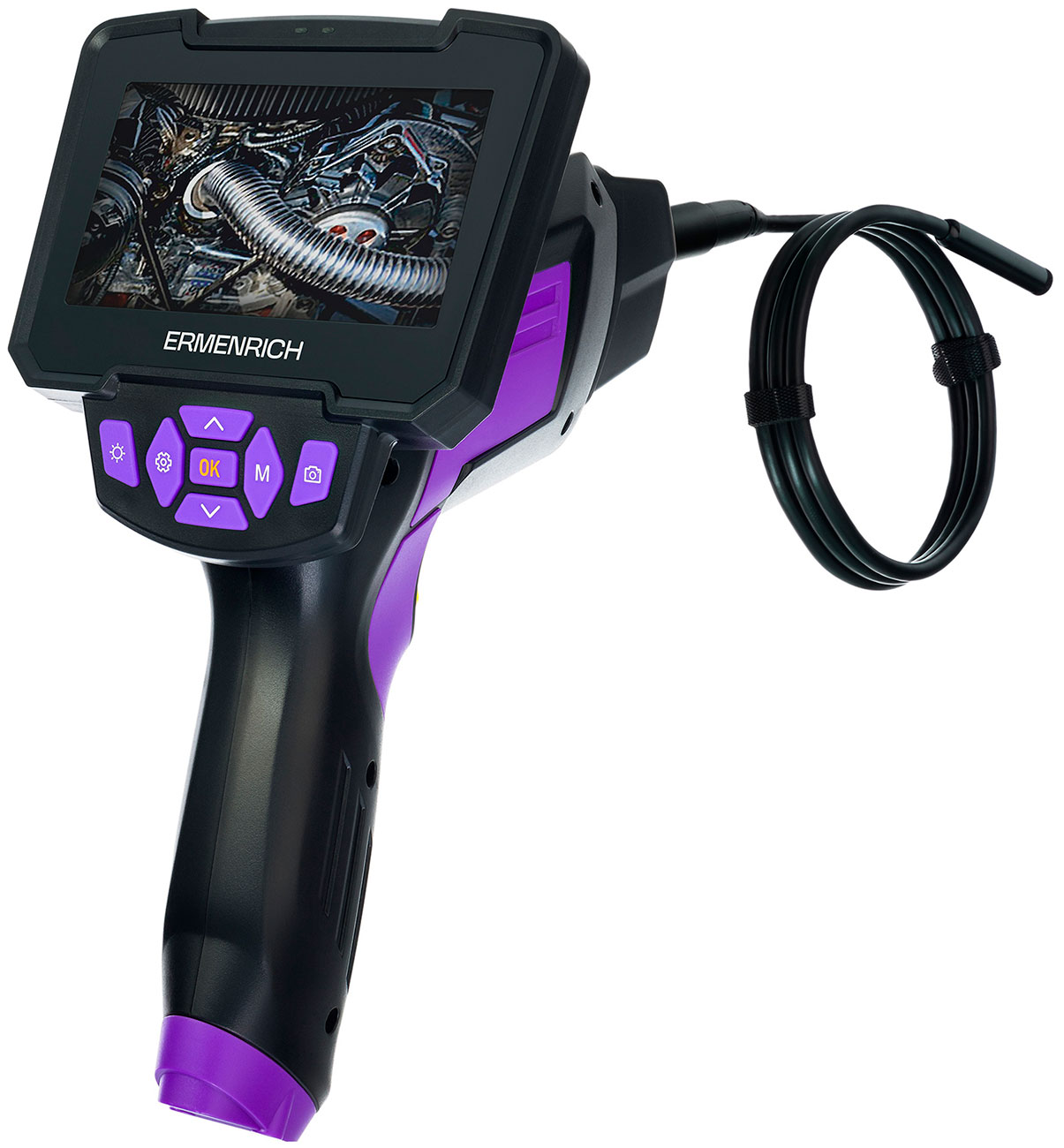 Изображение товара Видеоэндоскоп Ermenrich Seek VE40, фиолетовый