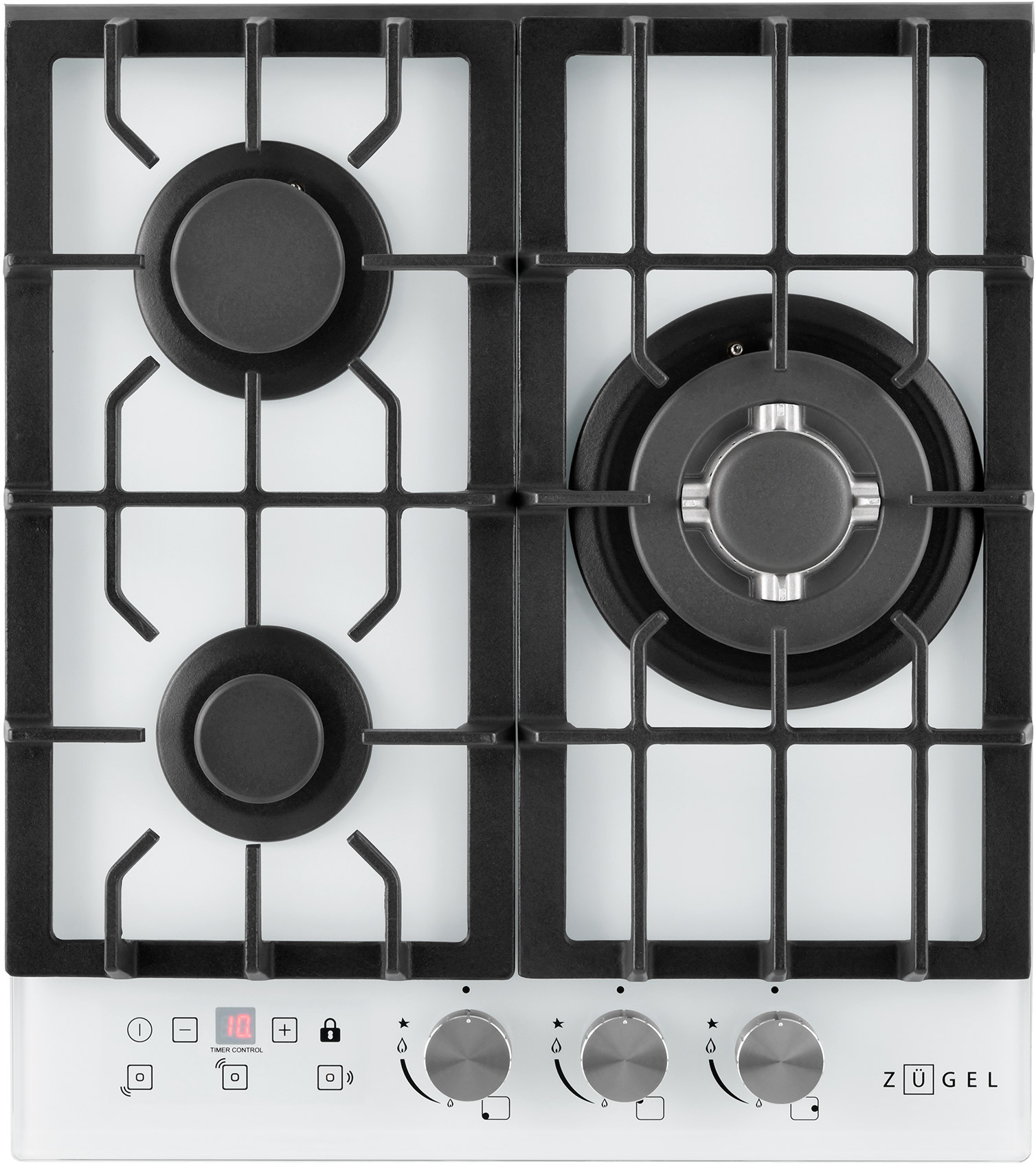 

Газовая варочная панель Zugel ZGH450W, Белый