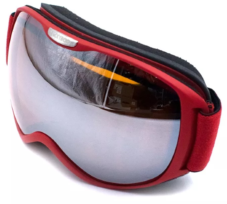 Изображение товара Маска горнолыжная LuckyBoo FUTURE красная для детей надежная защита склона