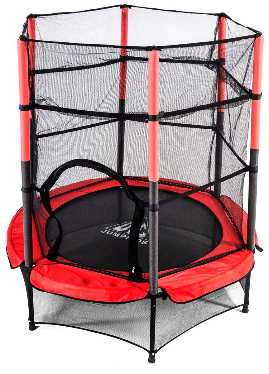 Изображение товара Батут DFC JUMP KIDS 55 Красно-серый для детей до 45 кг безопасное активное развлечение
