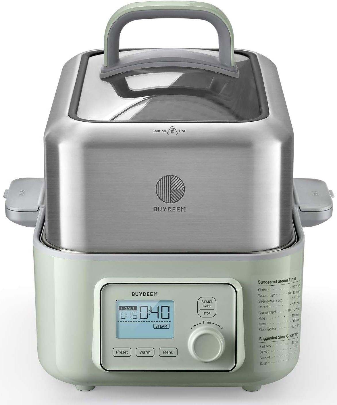 Изображение товара Пароварка Buydeem G553M мятная