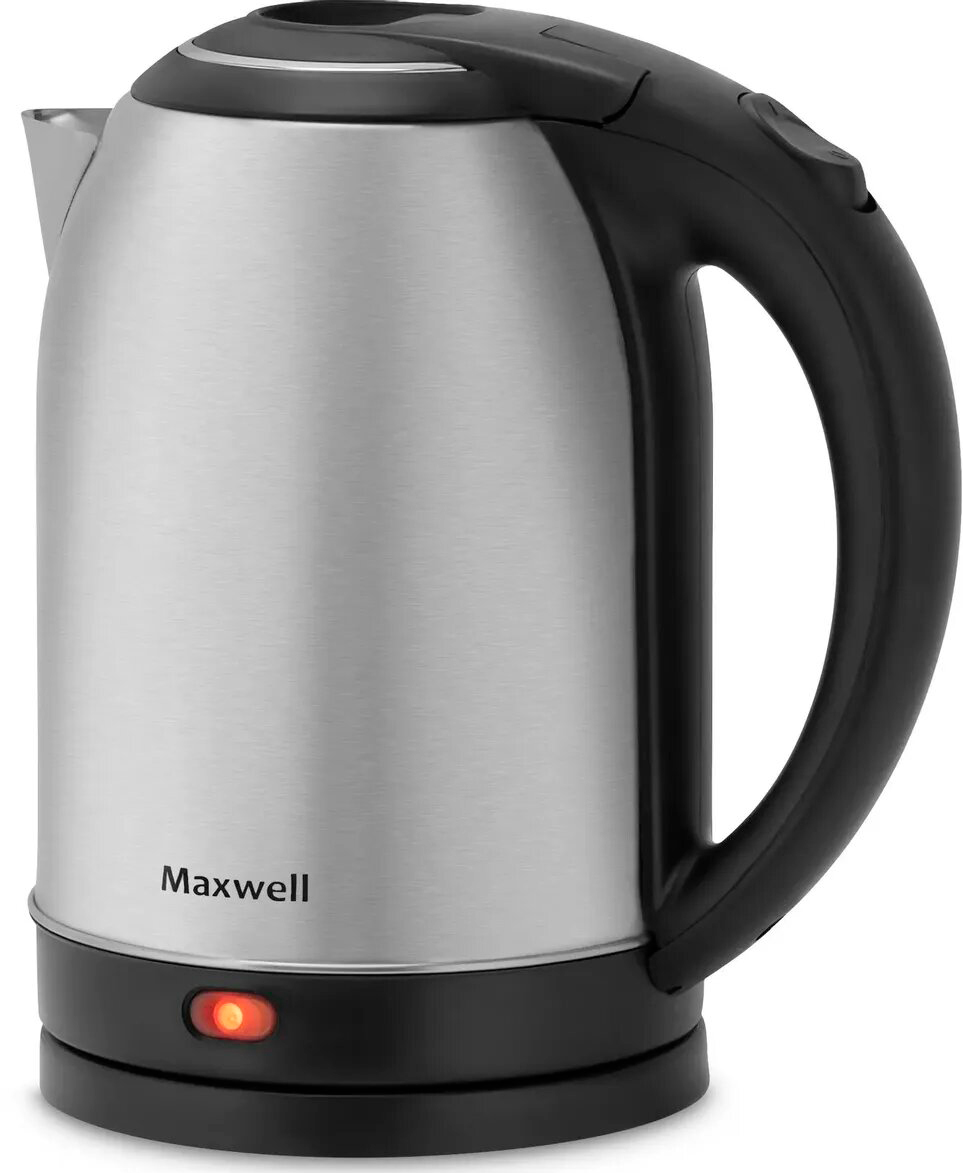 Изображение товара Чайник Maxwell MW-1077, 1.8л., 2200Вт, сталь, металл/пластик