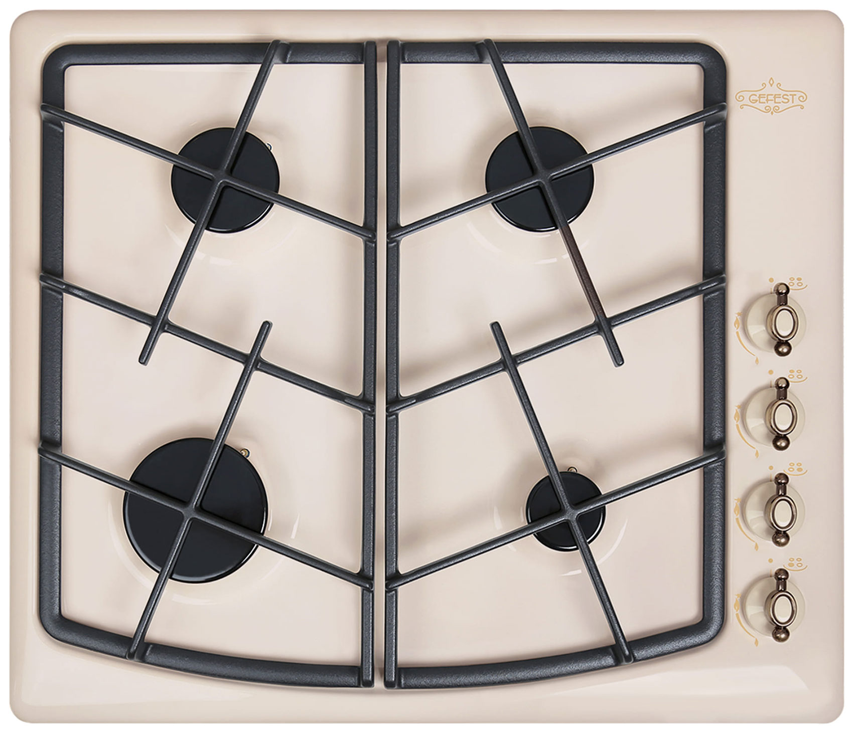 

Газовая варочная панель Gefest СГ СН 1211 К54, Бежевый