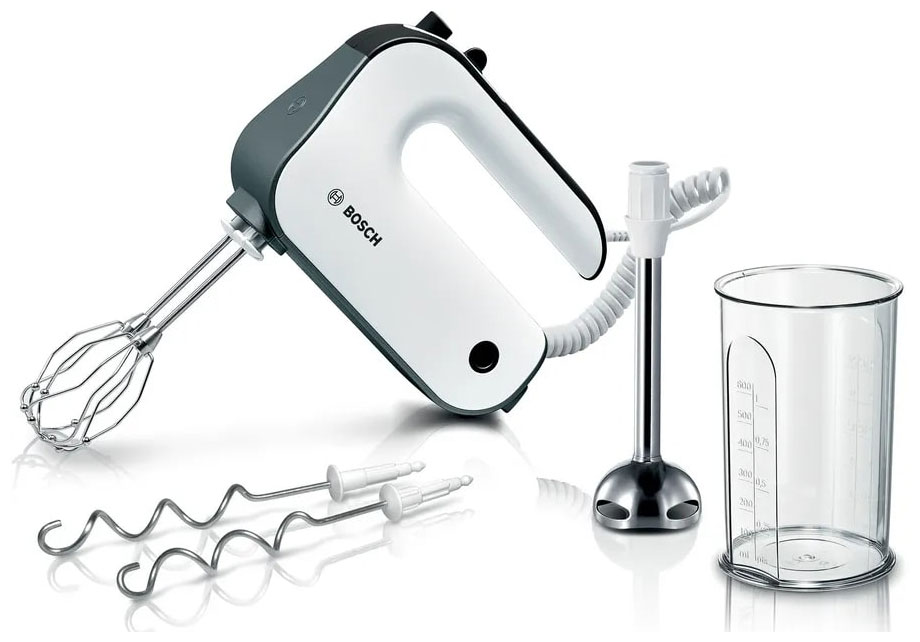 Изображение товара Миксер Bosch MFQ49700 ручной 850 Вт 5 скоростей бежевый стильный дизайн