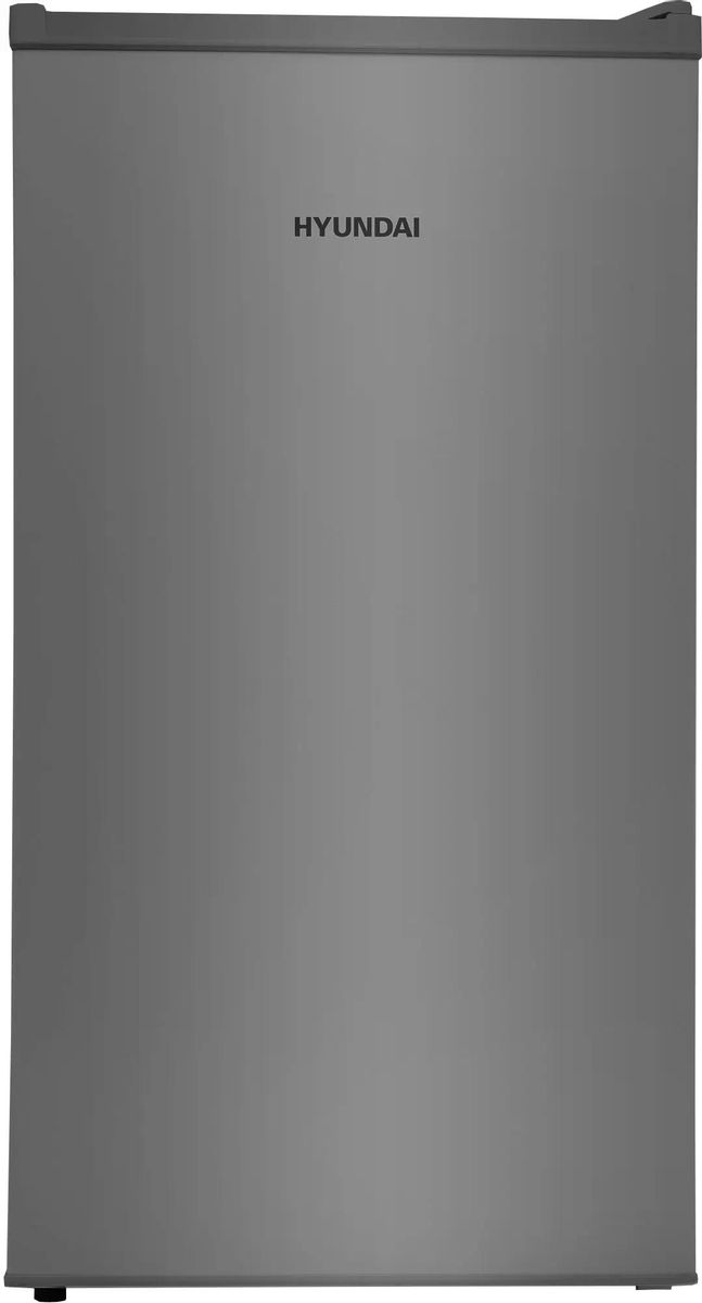 Изображение товара Однокамерный холодильник Hyundai CO10031H серебристый компактный и энергоэффективный