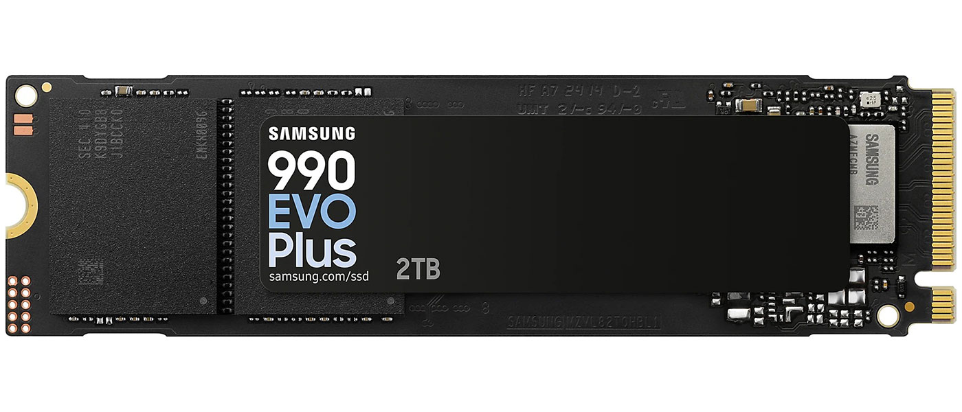 Изображение товара SSD накопитель Samsung M.2 2Tb 990 EVO plus PCIe 4.0 (MZ-V9S2T0BW)