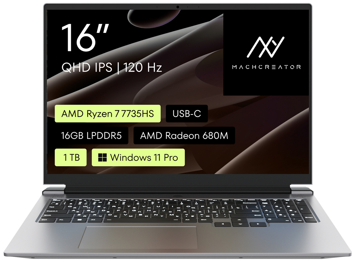 Ноутбук Machcreator Vision L16 SE (JJ00G500HRU) Ноутбук Machcreator Vision L16 SE (JJ00G500HRU)