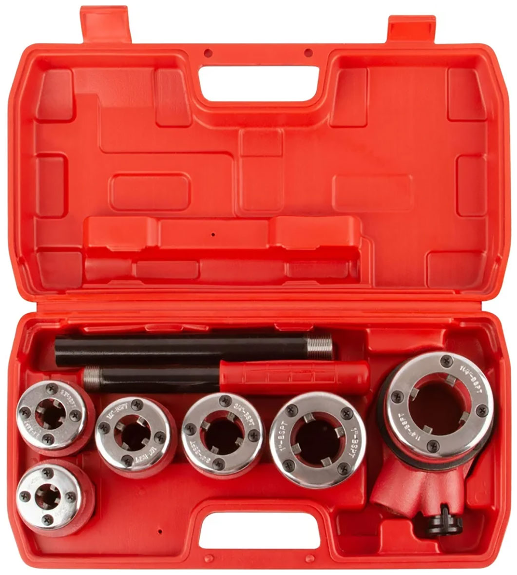 Изображение товара Клуппы трубные Fit набор 6 шт. (1/4"-3/8"-1/2"-3/4"-1"-1 1/4") (70006)