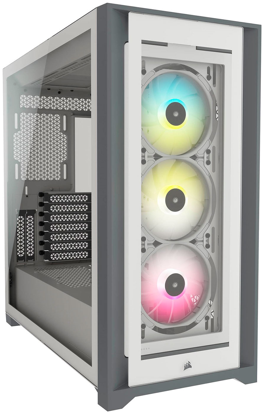 Изображение товара Компьютерный корпус Corsair iCUE 5000X RGB White (CC-9011213-WW)