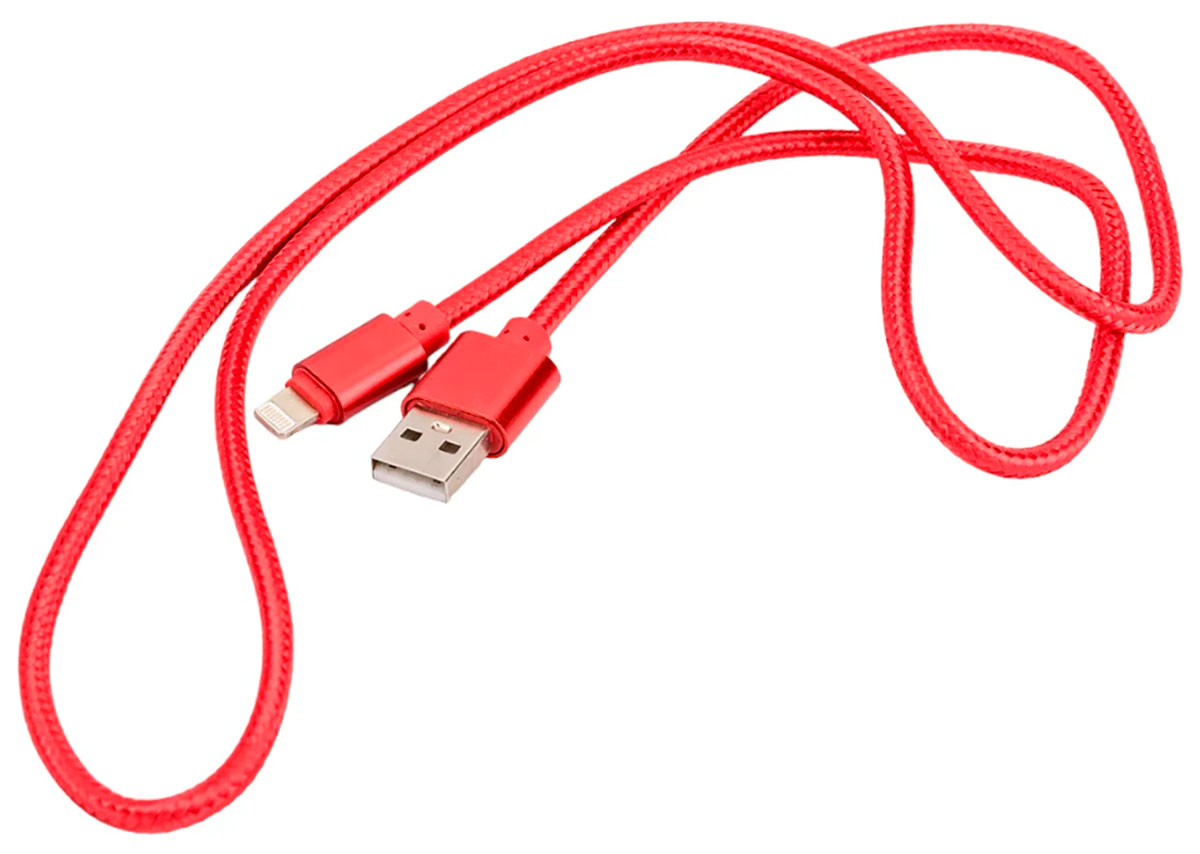 Изображение товара Кабель Energy ET-26, USB/Lightning, красный