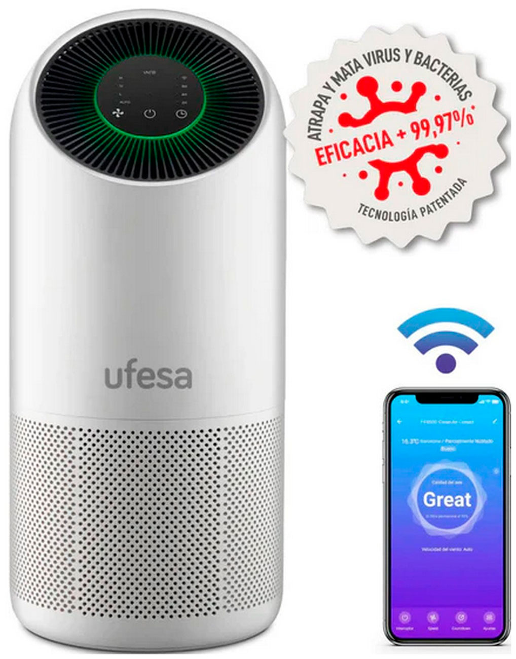 фото Воздухоочиститель ufesa pf6500 connect
