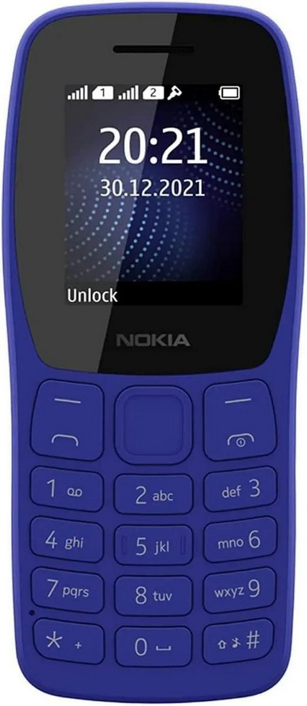 Мобильный телефон Nokia 105 DS TA-1416 синий