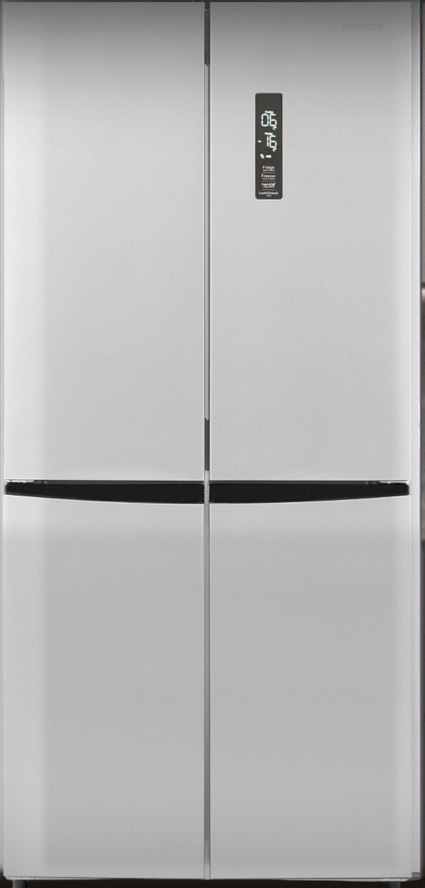 Изображение товара Многокамерный холодильник Hyundai CM45083F нержавеющая сталь 4 двери