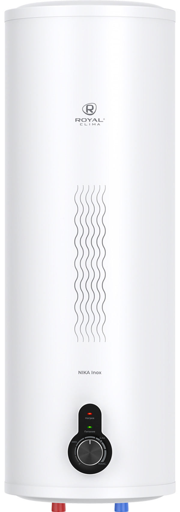 Изображение товара Водонагреватель накопительный Royal Clima NIKA INOX RWH-N50-SS 50л вертикальный