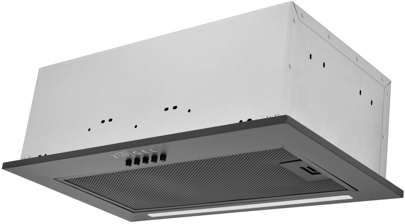 Изображение товара Вытяжка кухонная Zugel ZHI525B 600 м3/ч встраиваемая со светодиодным освещением
