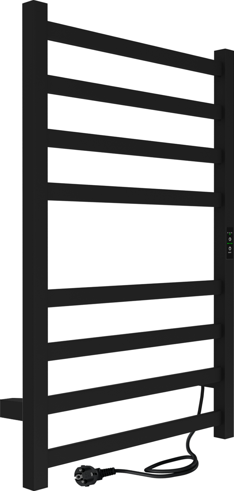 Изображение товара Электрический полотенцесушитель Indigo Oktava Slim 3, без полки, черный муар (LСLOKS3E80-50BRRt)