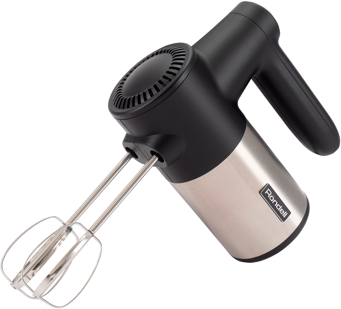 Изображение товара Миксер ручной Rondell RDE-1354, 800Вт, черный/серебристый