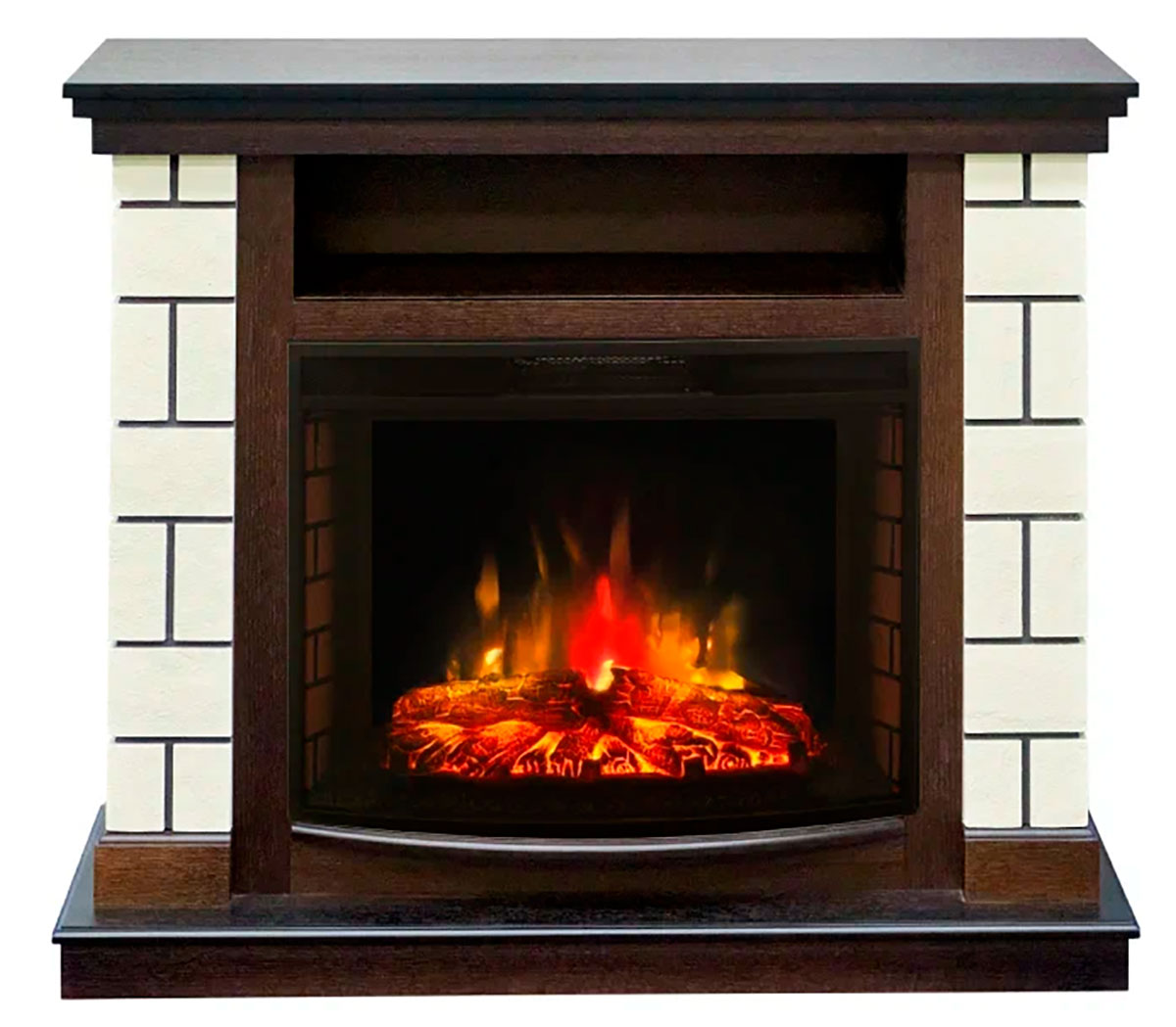 Изображение товара Электрический каминокомплект Realflame SALERNO 25.5 AO с эффектом пламени и обогревом