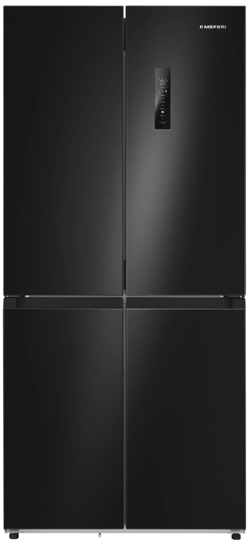 Изображение товара Многокамерный холодильник Meferi MFR83BLACK IX TOTAL NO FROST CROSS DOOR COMFORT