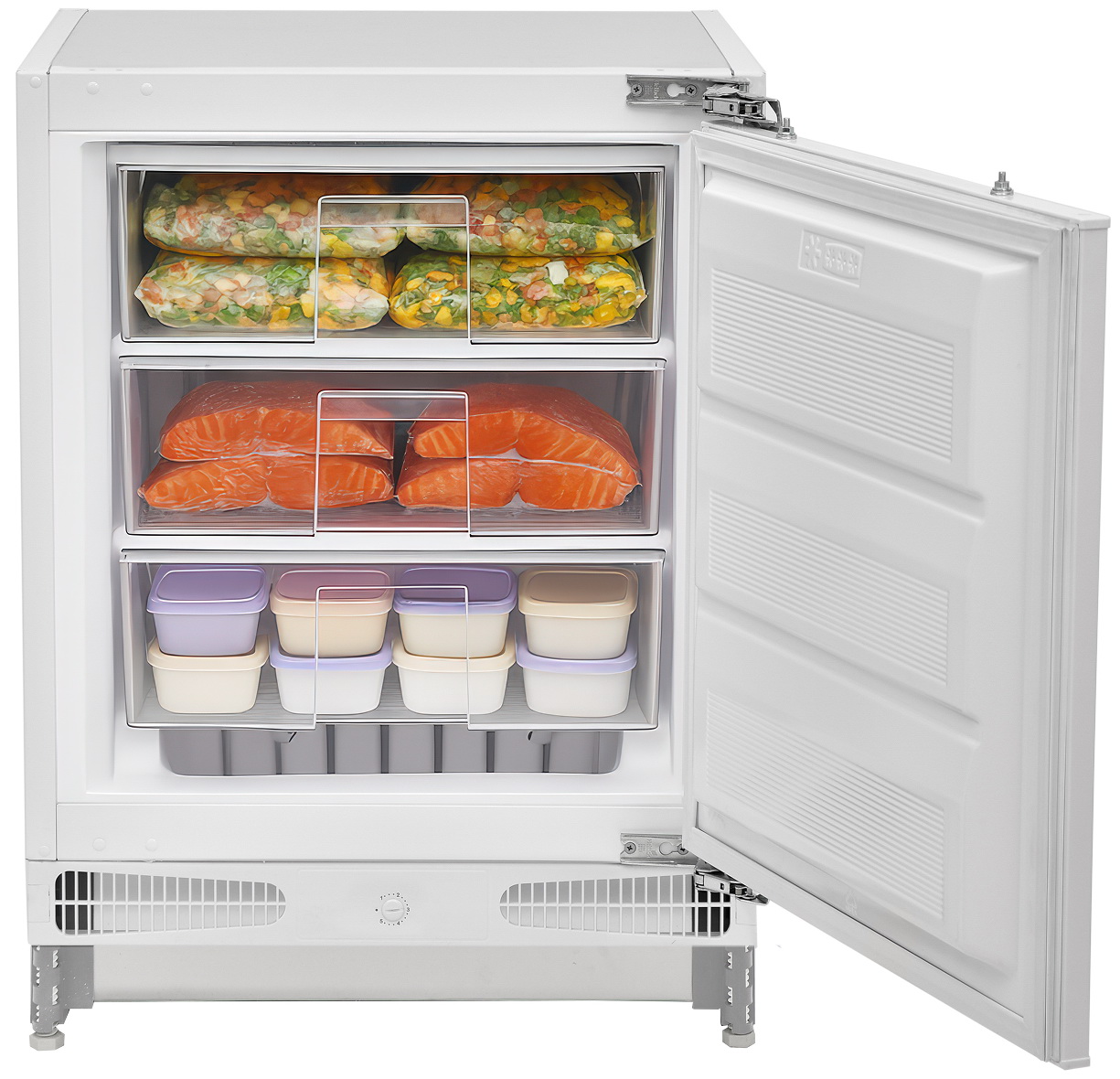 Изображение товара Встраиваемый морозильник Vestel VFBI1650SW белый 107 л