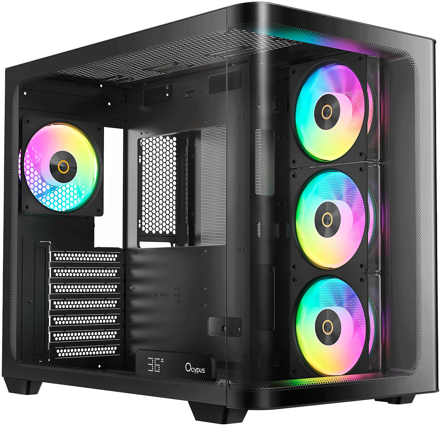 Изображение товара Компьютерный корпус Ocypus Iota C70 BK Curve ARGB Digital