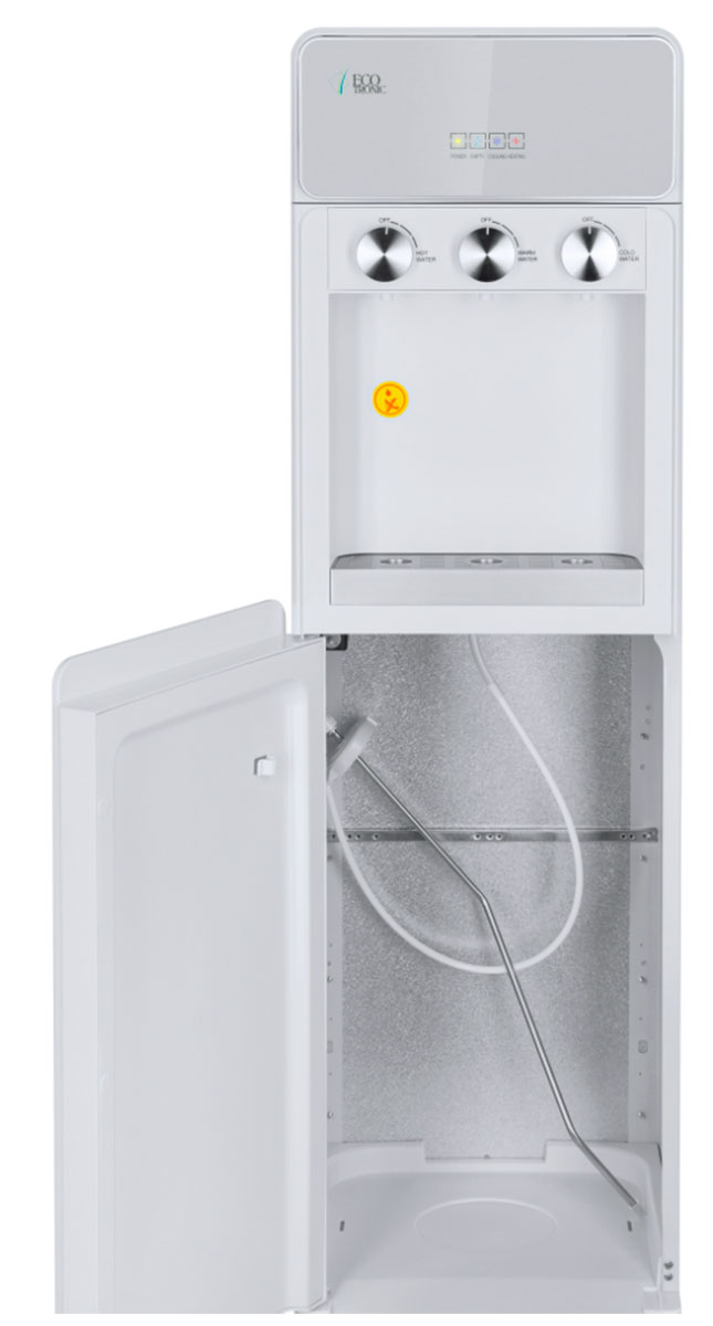 Изображение товара Напольный кулер для воды Ecotronic K42-LXE white-silver (ETK13534)
