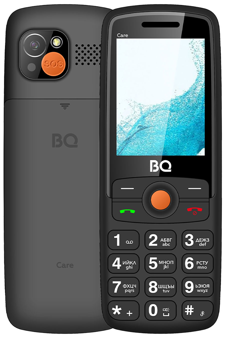 Изображение товара Мобильный телефон BQ 2459 Care Black