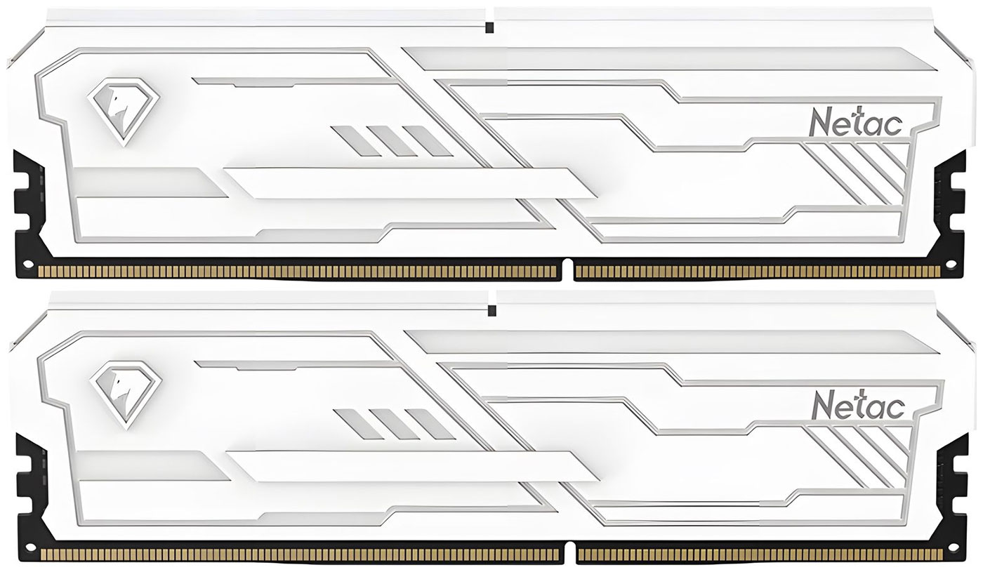Изображение товара Оперативная память Netac DDR4 16GB (2x8GB) 3200MHz Shadow III White (NTSHD4P32DP-16W) Изображение товара Оперативная память Netac DDR4 16GB (2x8GB) 3200MHz Shadow III White (NTSHD4P32DP-16W)