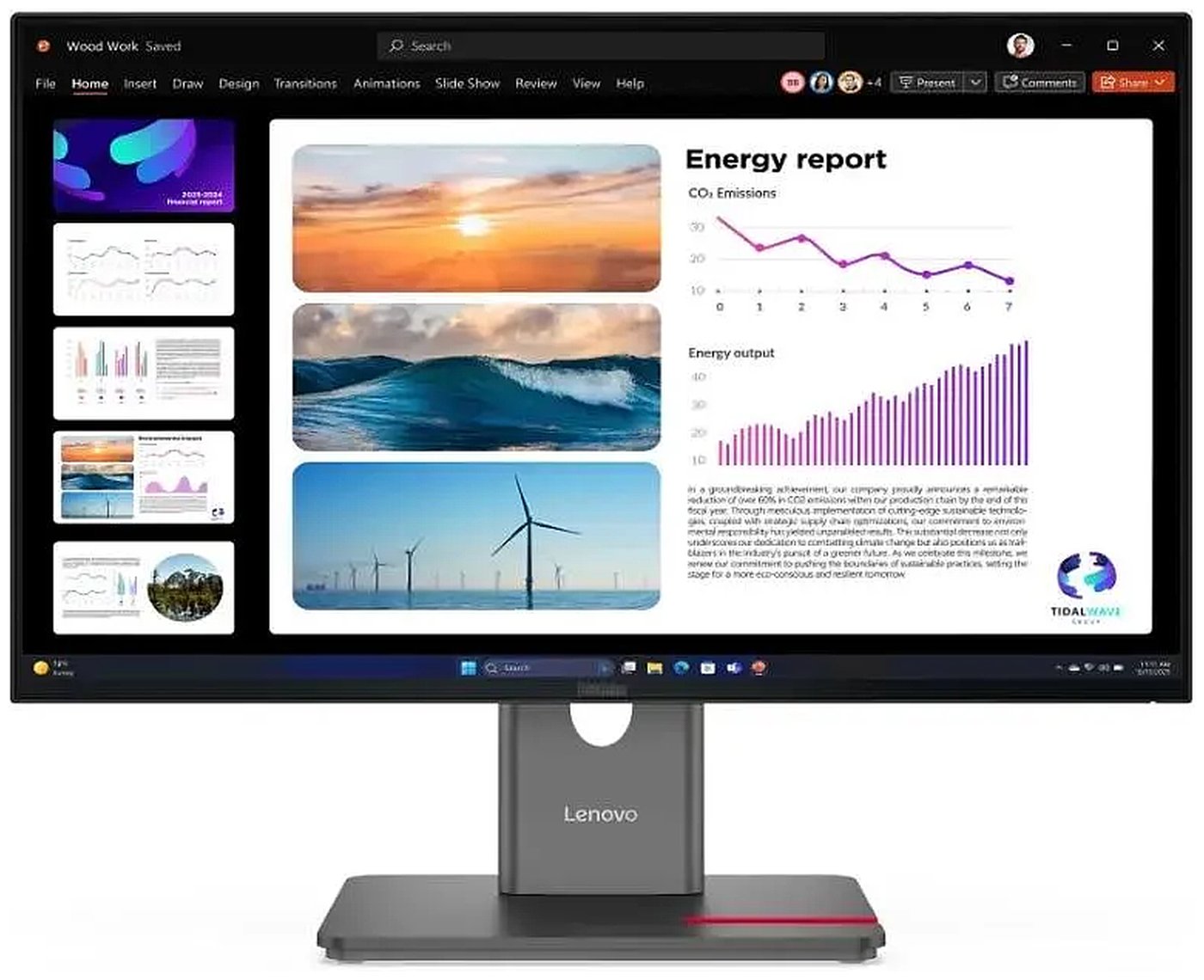 Изображение товара ЖК монитор Lenovo 23.8'', P24QD-40
