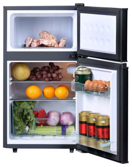Двухкамерный холодильник TESLER RCT-100 Wood 22599