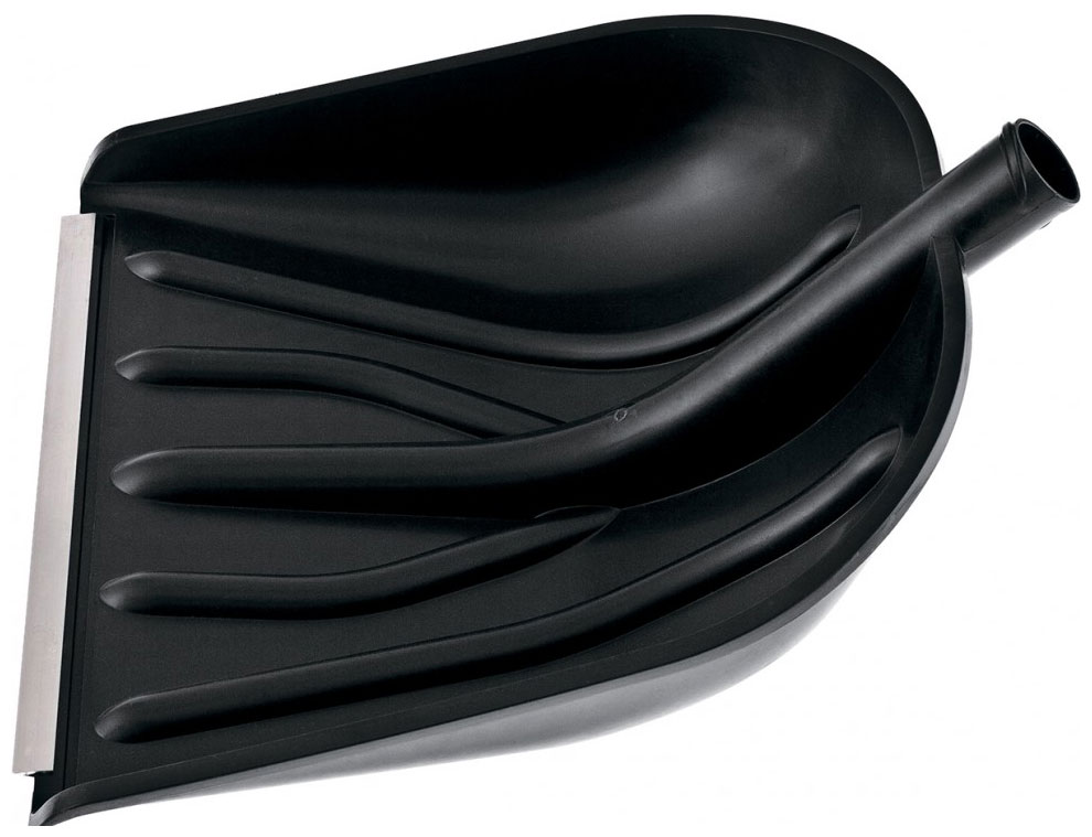 Изображение товара Лопата для уборки снега Сибртех пластиковая PROFI, 410х405 мм, без черенка 61487