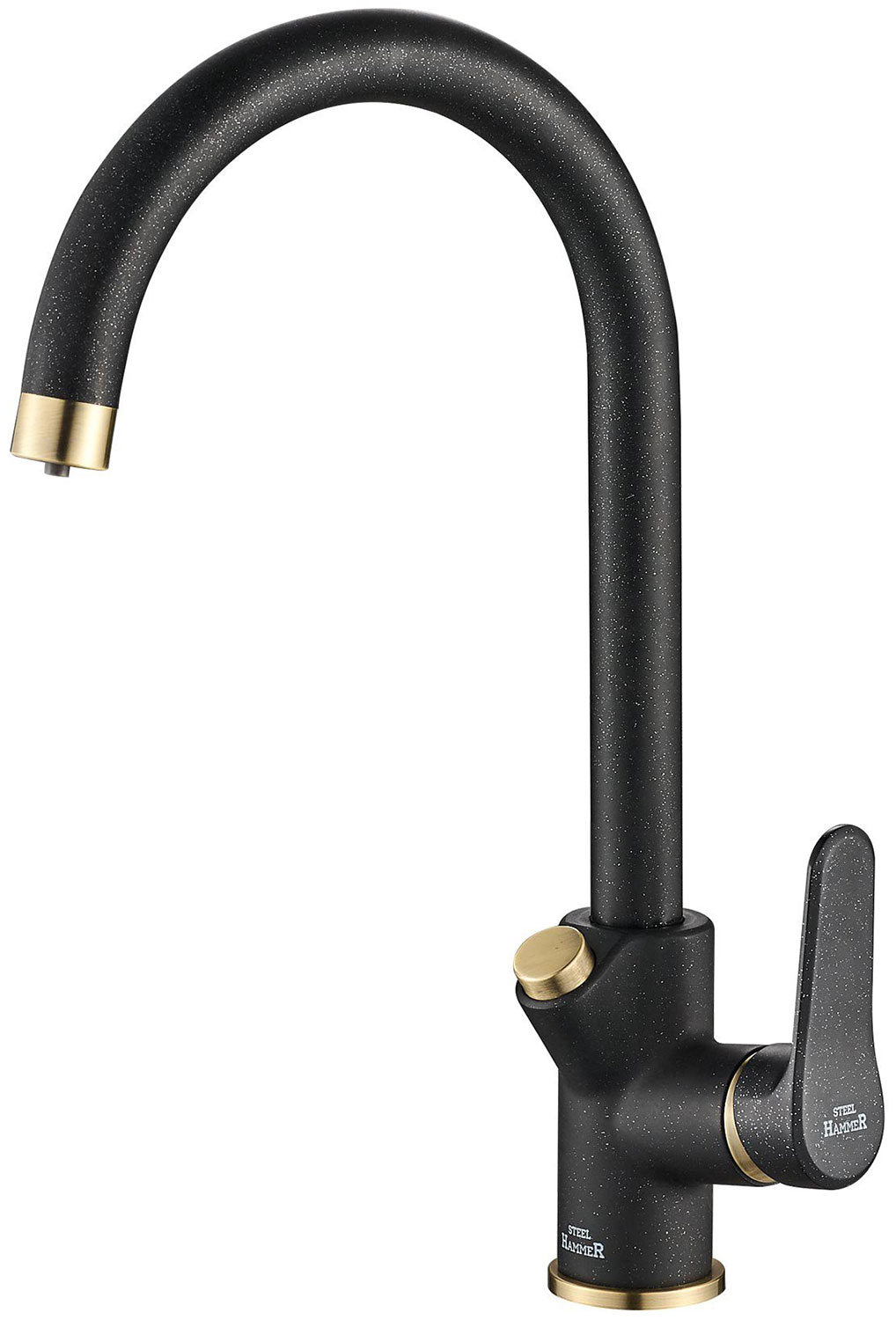 Изображение товара Смеситель для кухни Zorg SH 901 BLACK BR с фильтром, однорычажный