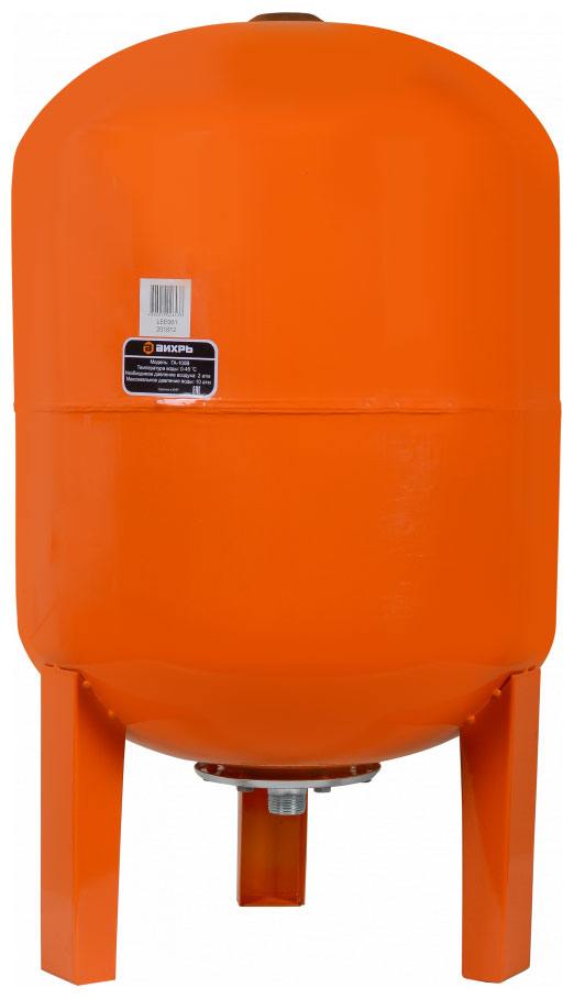 Насос Вихрь ГА-100В оранжевый гидроаккумулятор для насоса 100 л вертикальный вихрь га 100в 68 6 5